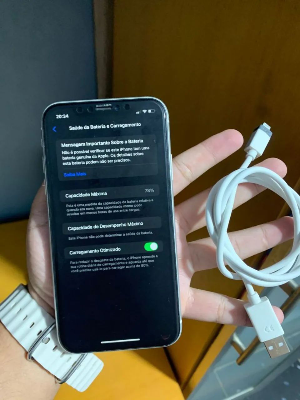 iPhone XR Branco 128 GB - Foto 5