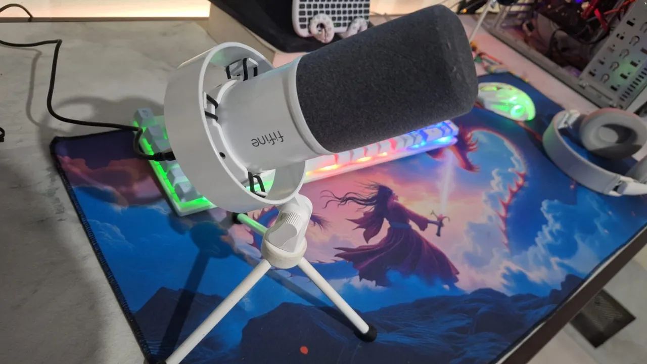 Microfone Fifine k688 Branco