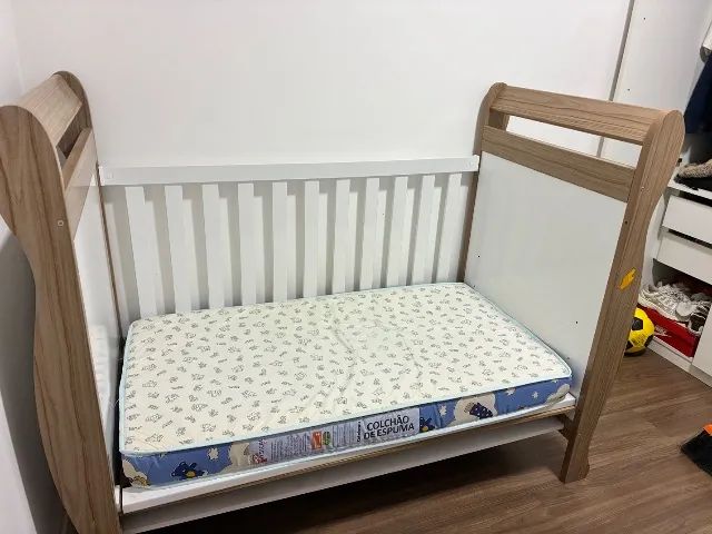 Berço Cama com colchão ortobom  - Foto 2