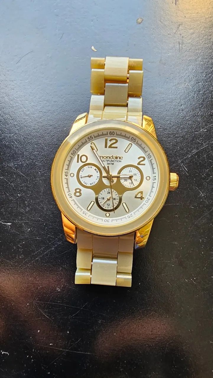 Relógio Feminino Mondaine Creme  - Foto 2