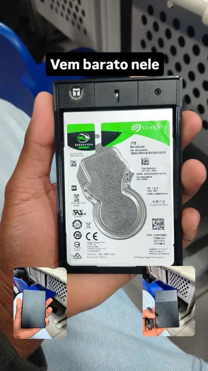 HD Seagate Barracuda 1tb  - Foto 4