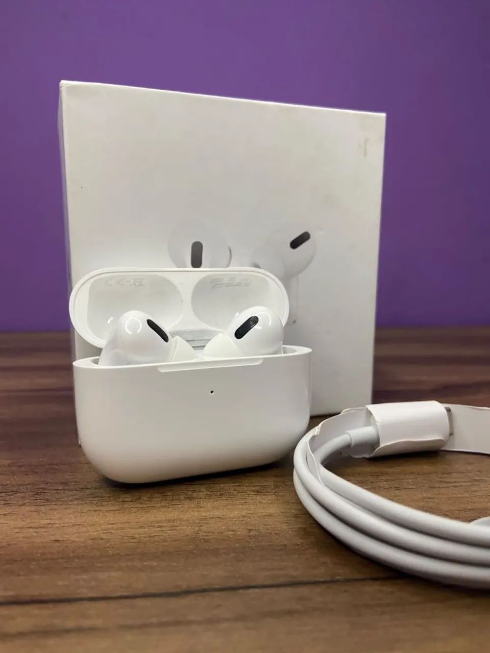 *Fone Bluetooth Pro3 Branco 2.0 com Cabo Lightning* - Foto 2