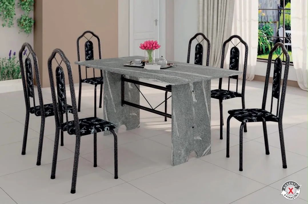 Mesa 6 cadeiras 
