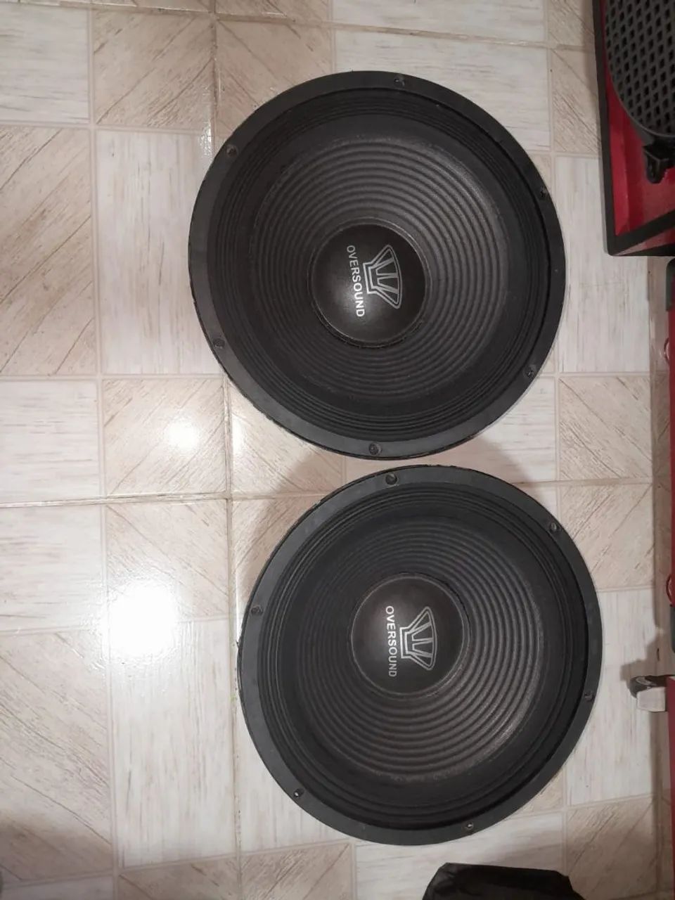 Par de alto falante 12 polegadas 