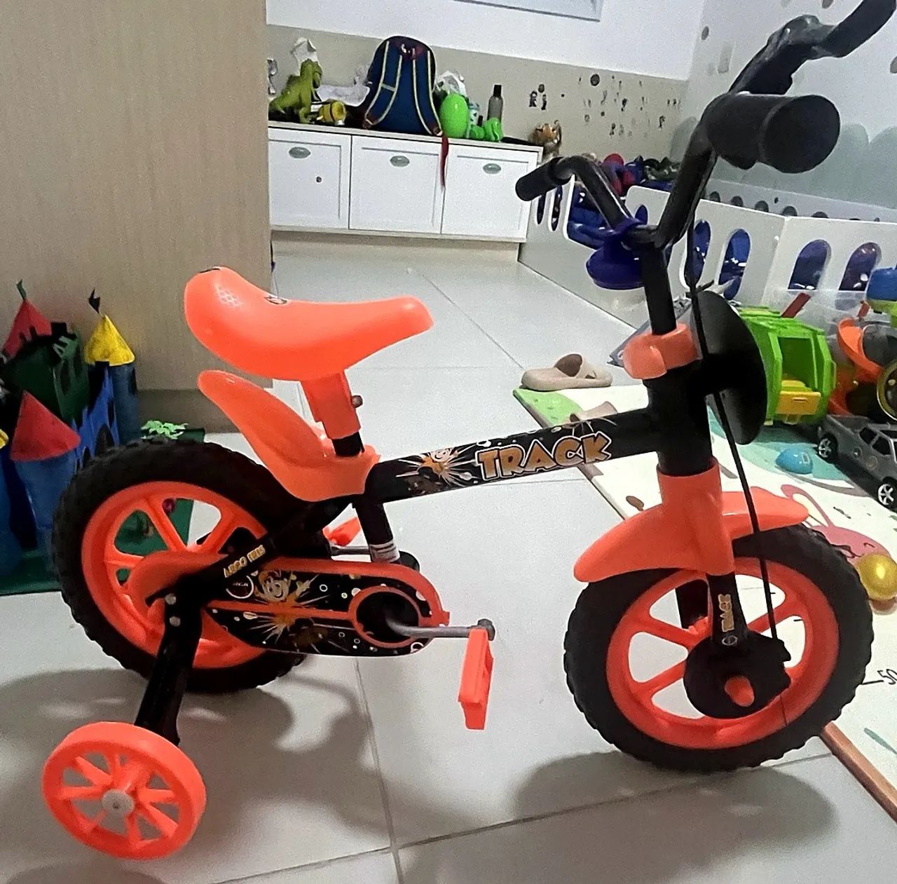 Bicicleta Infantil Track TK3 Aro 12 - Praticamente Nova - Foto 3