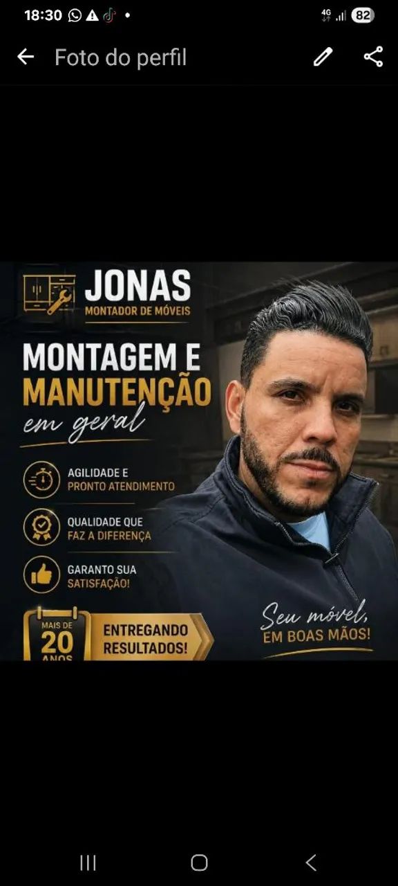 MONTADOR DE MOVEIS PROFISSIONAL INDICADO 