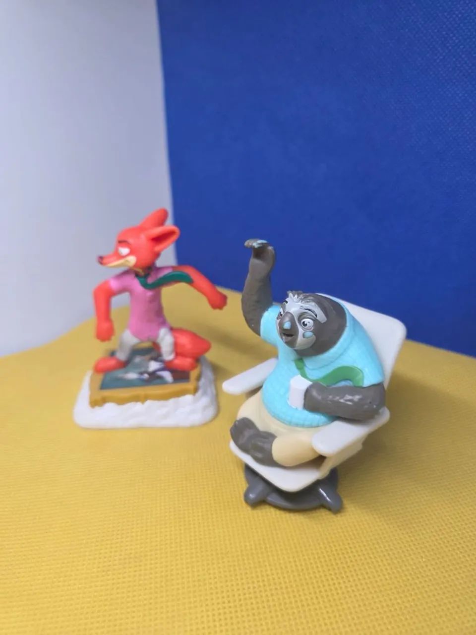 Bonecos Flash e Nick Wilde Zootopia