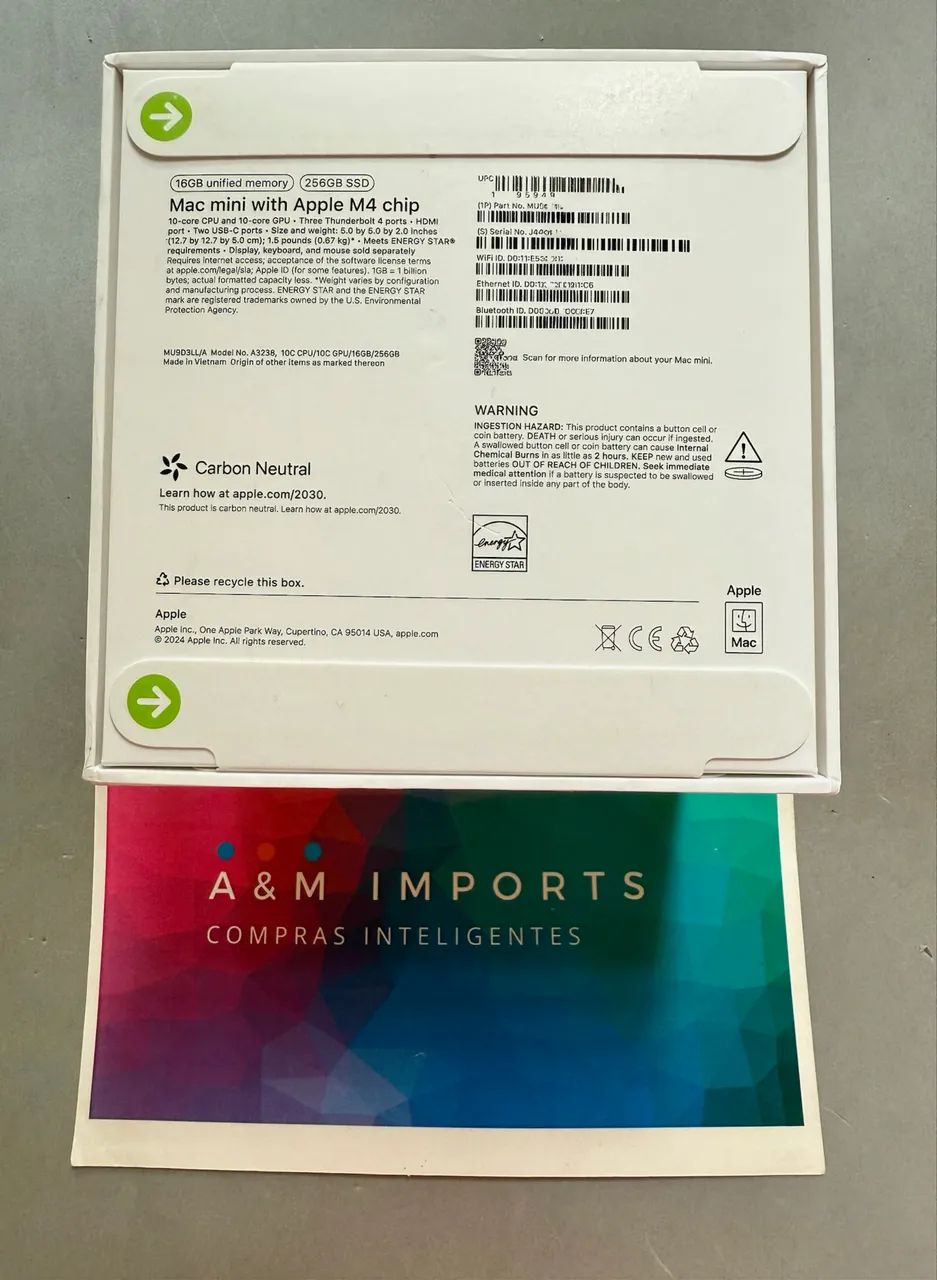 Mac Mini M4 512ssd Novo lacrado  - Foto 4