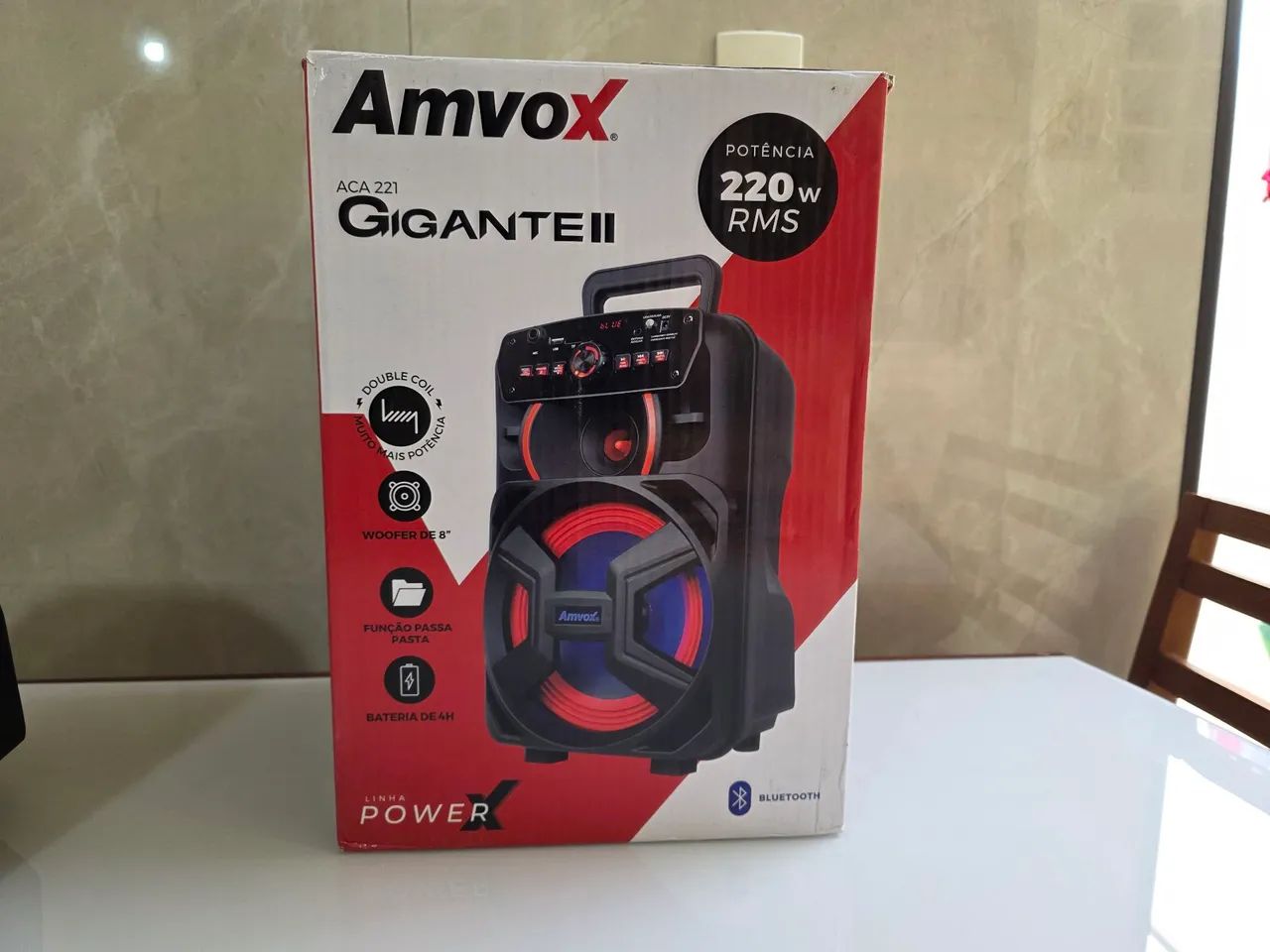 Caixa amplificada Amvox Gigante  2 - Foto 4