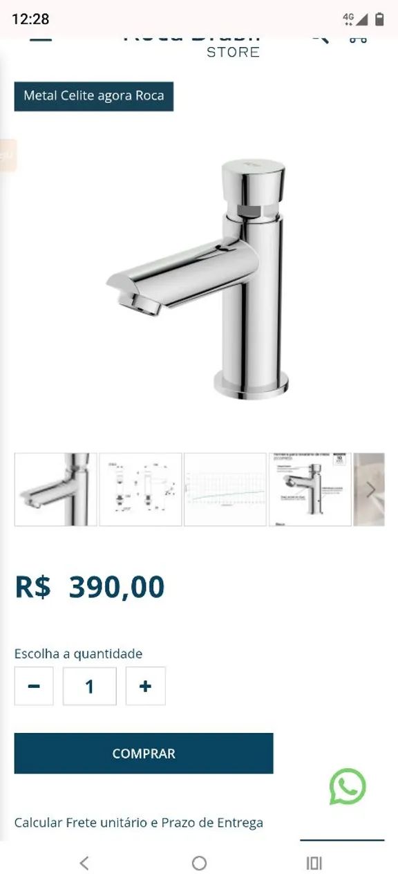 Torneira Celite de pressionar - Foto 2