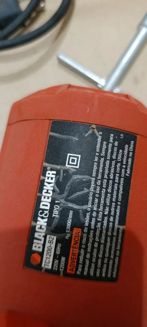 Serra mármore Black Decker - Foto 5