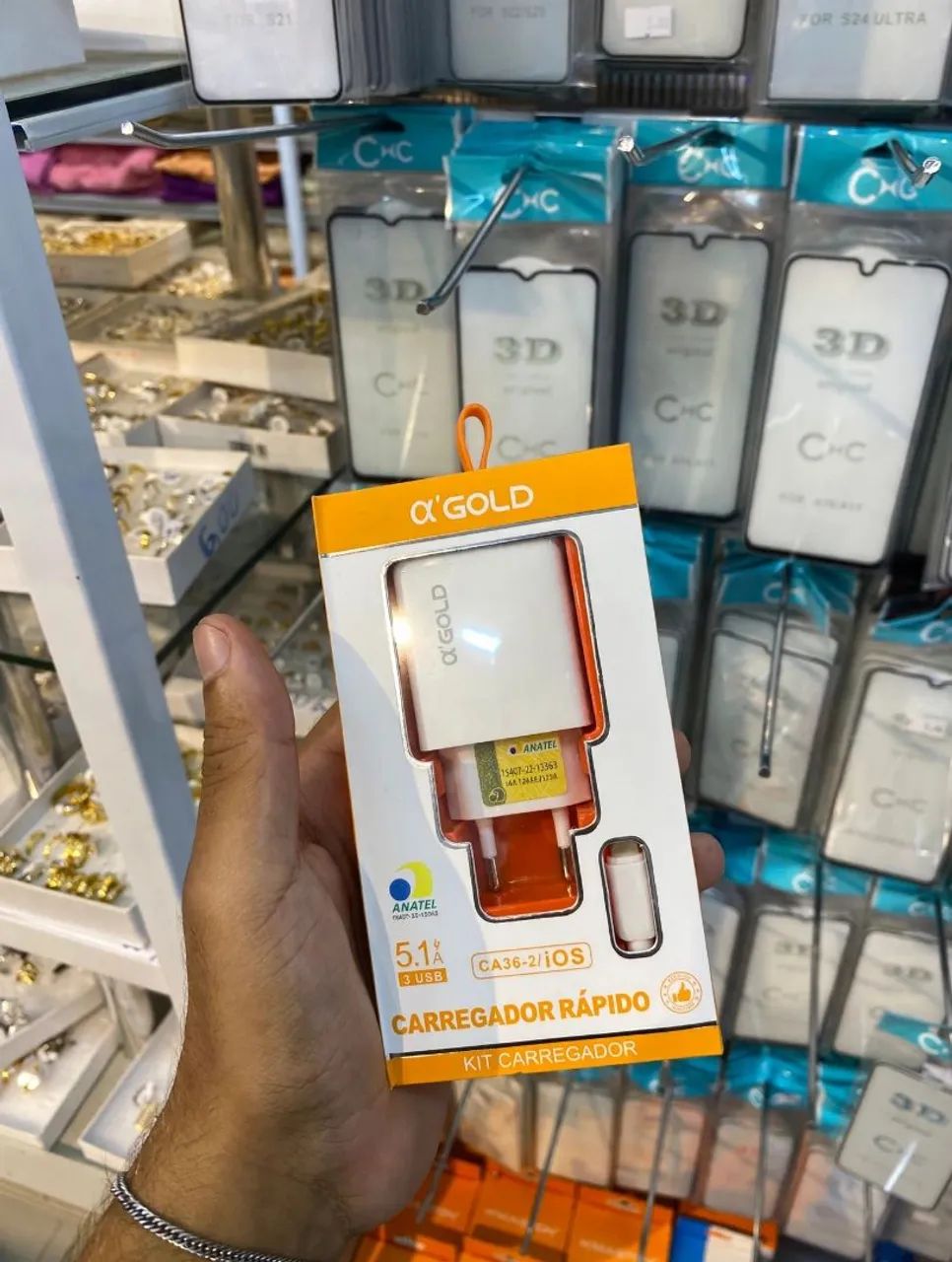 Kit carregador rápido A'GOLD