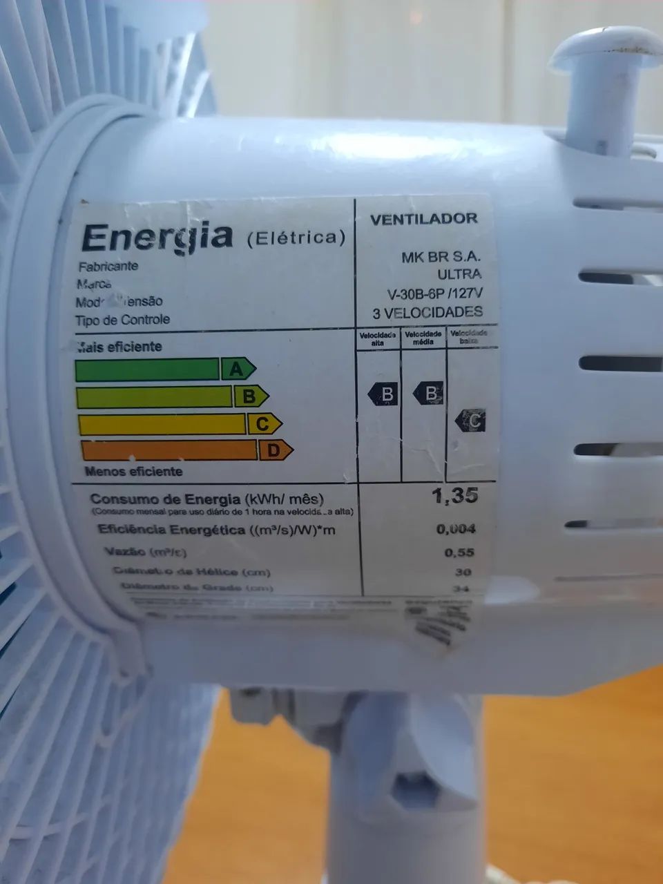 Ventilador de mesa - Foto 5