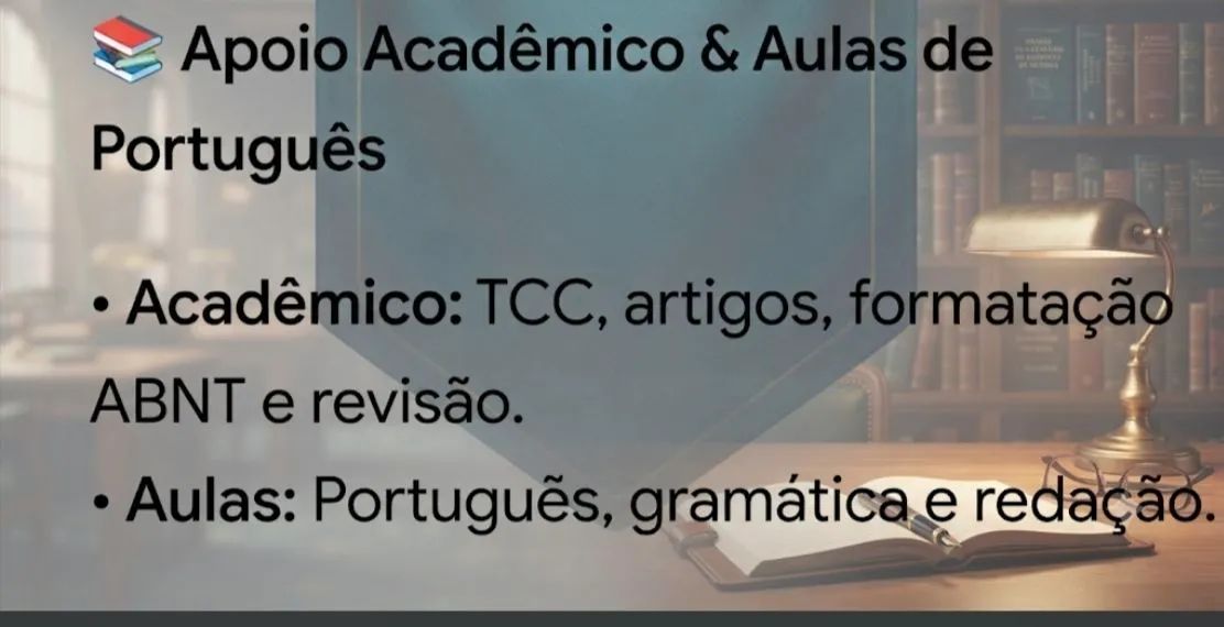 Apoio Acadêmico & Aulas de Português  