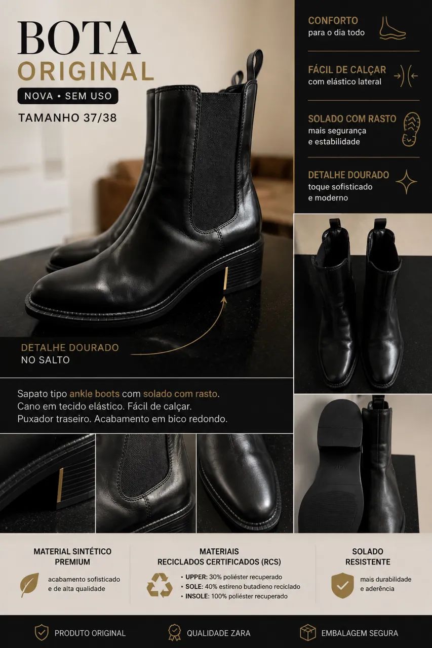 Bota zara original  - Foto 3