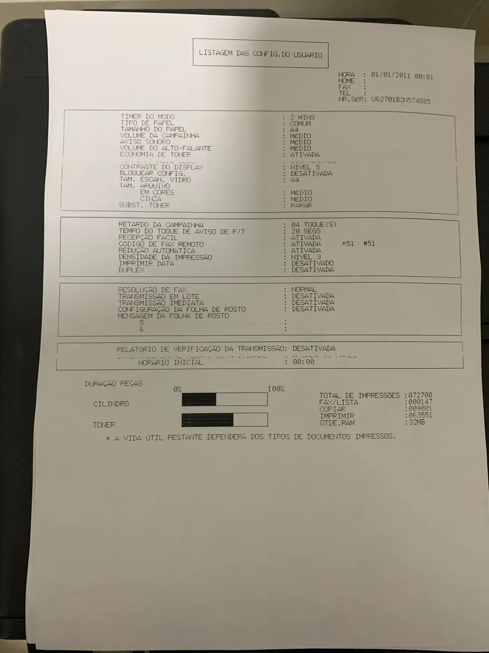 Impressora Brother MFC 7460dn - Foto 2
