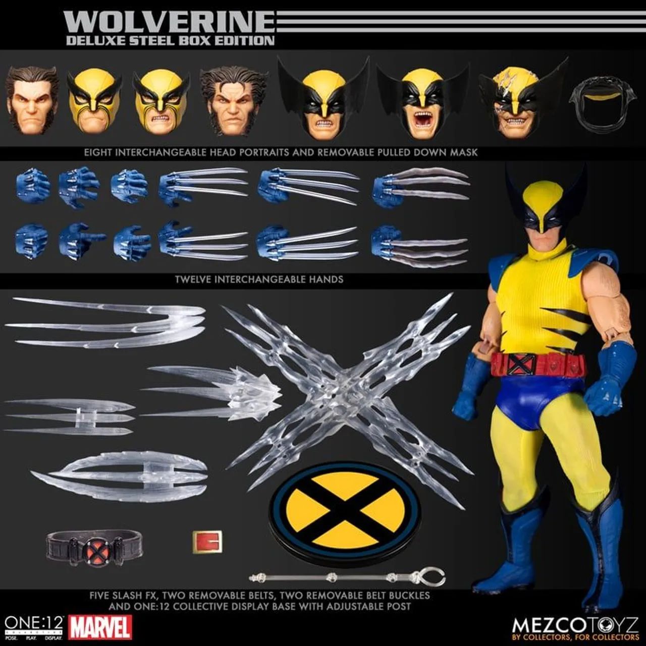 Mezco On:12 Wolverine Deluxe Steel Box - Foto 4