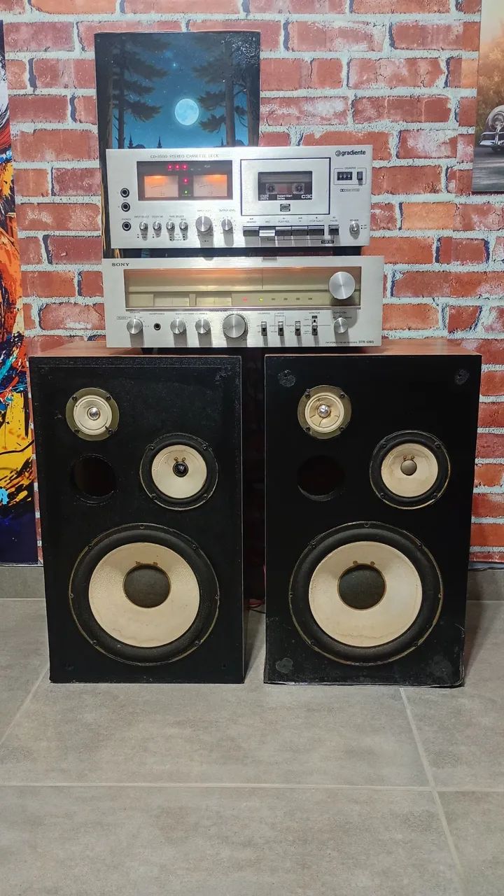 Caixas de som gradiente master 66