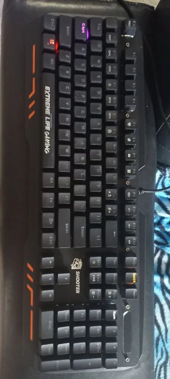 Teclado mecânico gamer iluminado elg - Foto 4