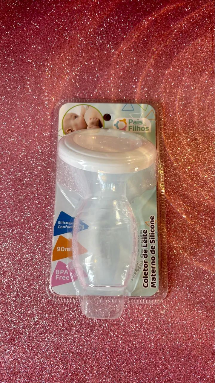 Coletor de Leite Materno de Silicone e BPA Free