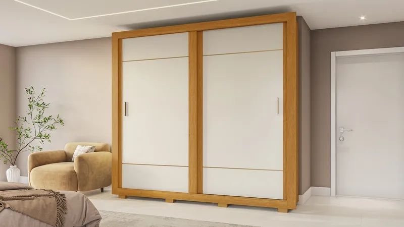 Guarda Roupa Lorena 2 Portas, 100% MDF - ACP