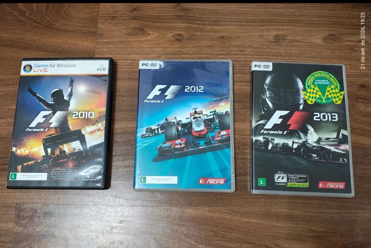Jogos Fórmula 1 para PC