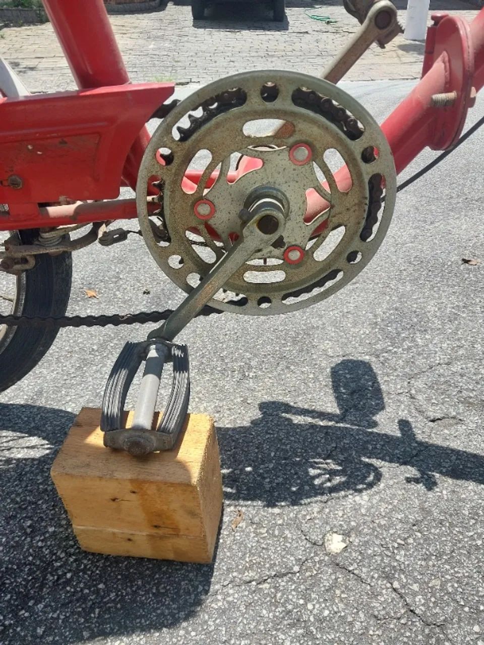 Bicicleta Caloi Berlineta Dobrável Anos 70 Original Aro 20 - Foto 4
