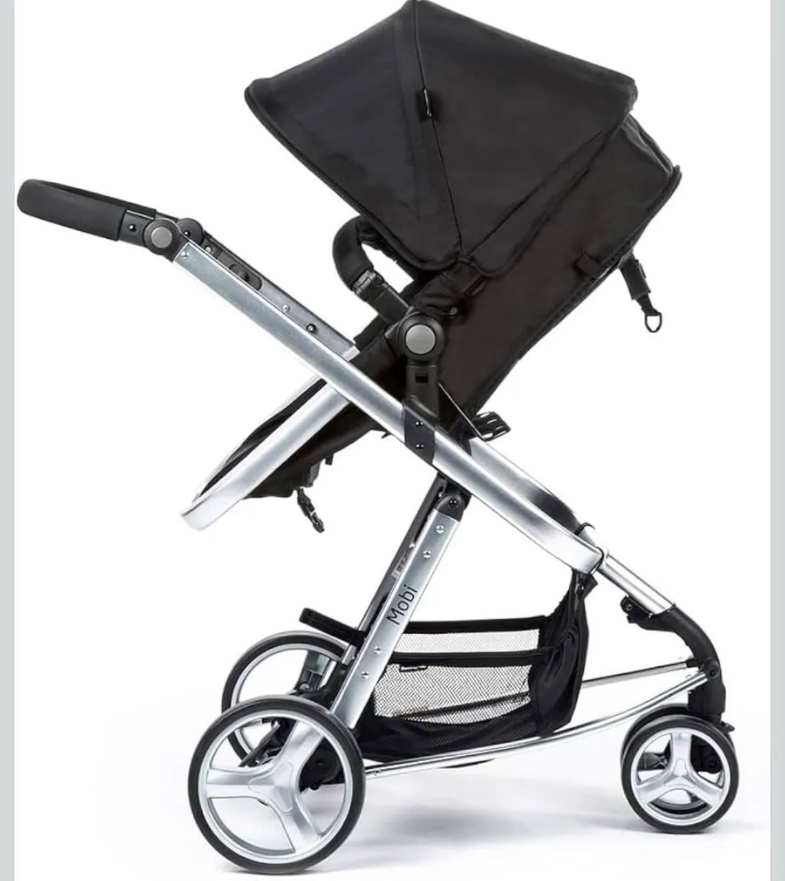 Novo - Carrinho Travel System Safety 1st, Mobi Duo, Black & Silver - Foto 3