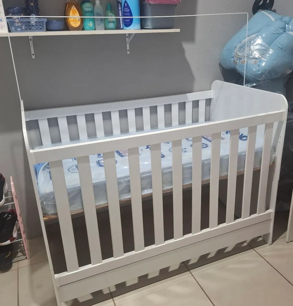 VENDO BERÇO TOTALMENTE NOVO - Foto 3