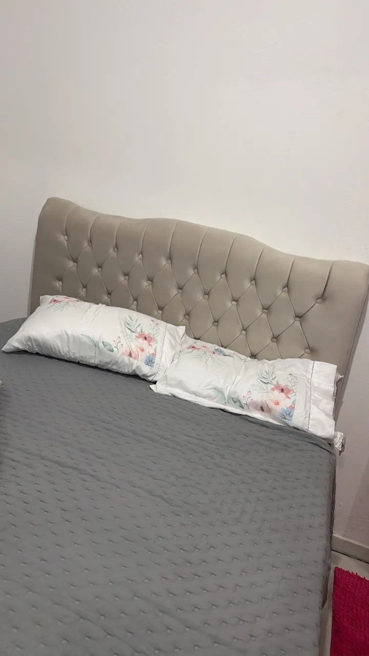 TV 55 polegadas Samsung, cama box casal  - Foto 2