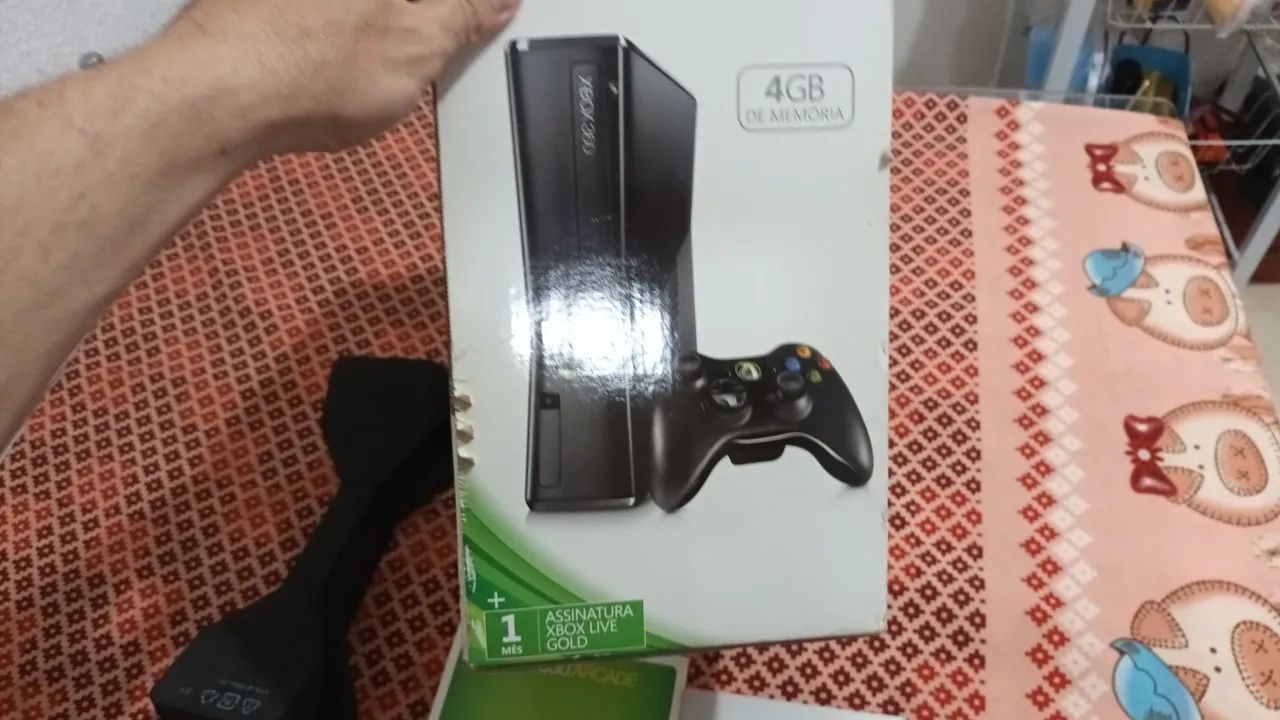 Caixa vazia xbox 360 slim - Foto 3