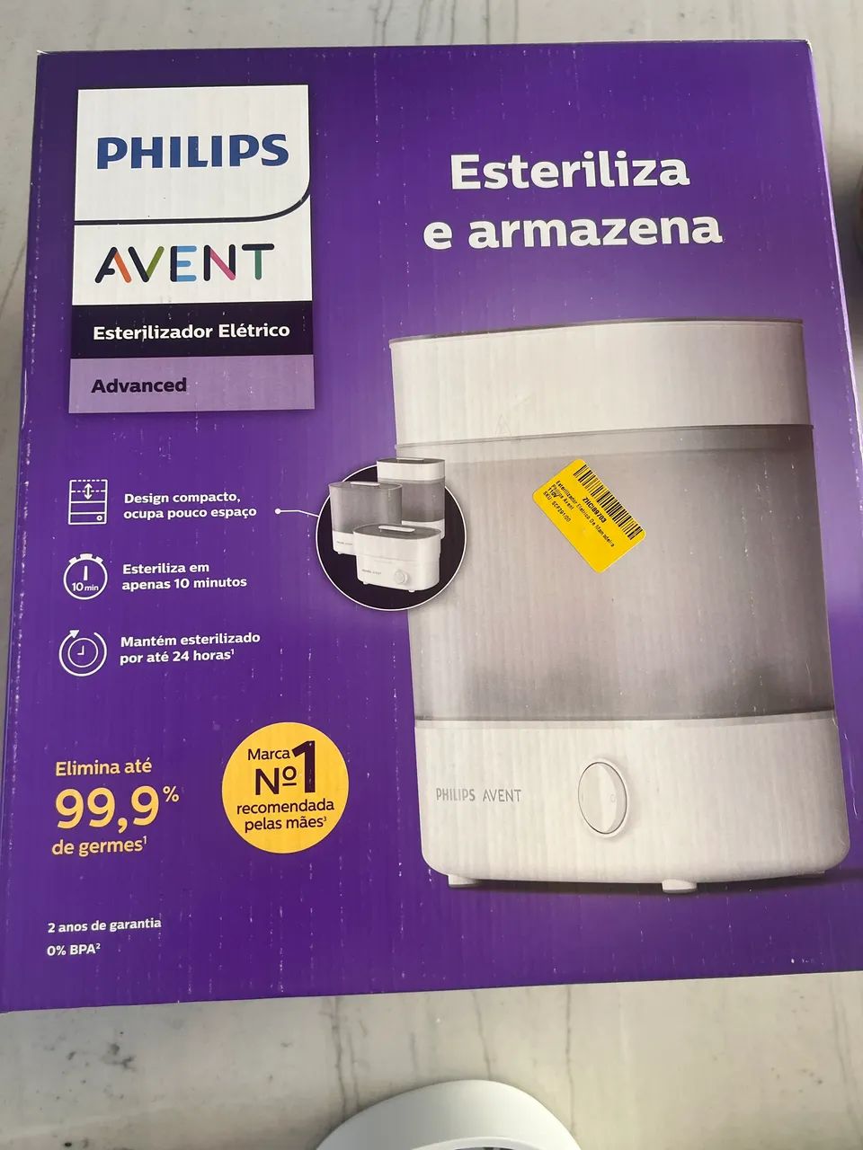 Esterilizador elétrico avent  - Foto 3