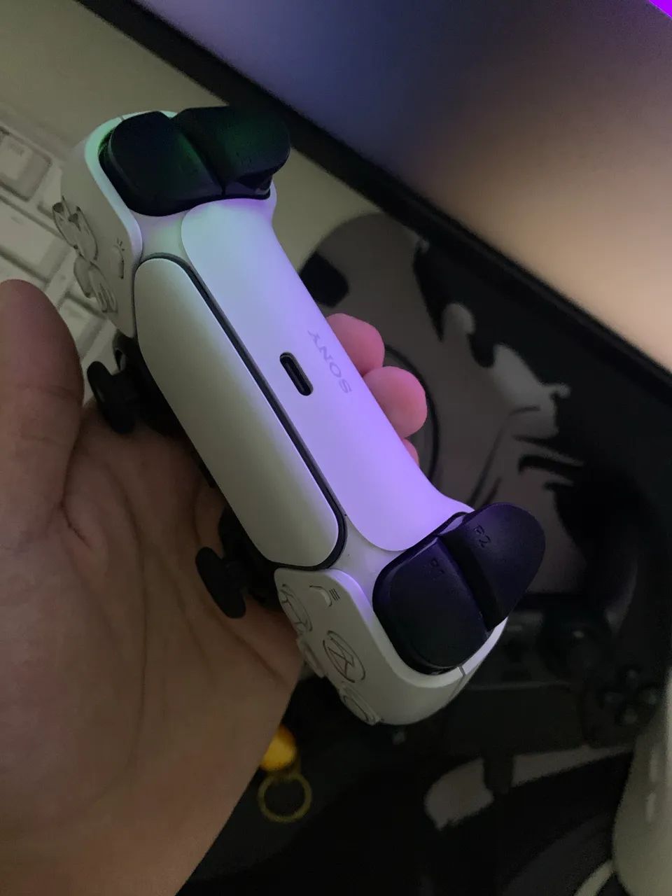 Controle dualsense branco  - Foto 3
