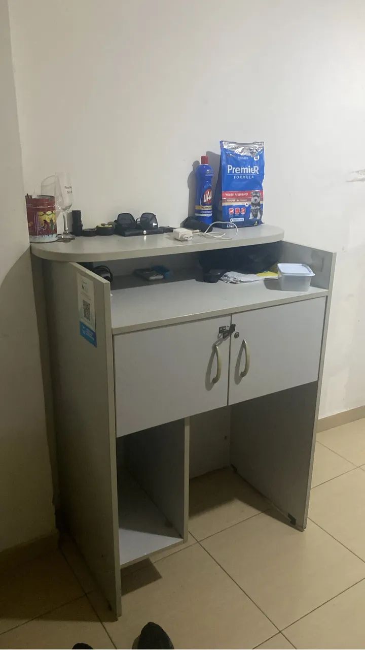 Bancada estilo recepção(aceito cartão)