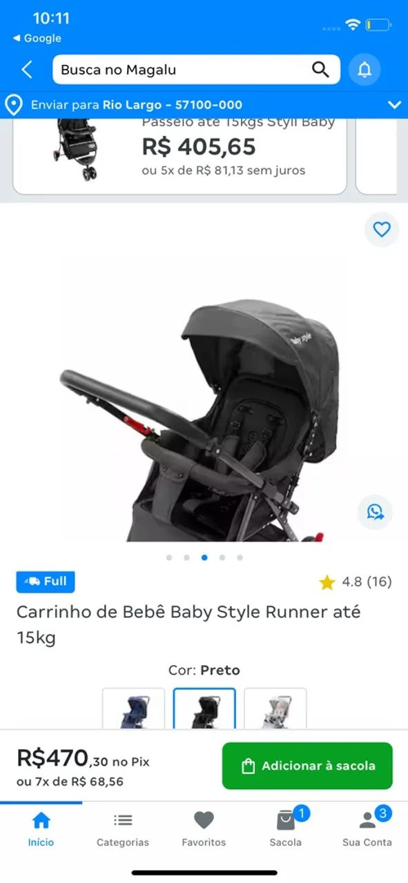 Carrinho de bb - Foto 2