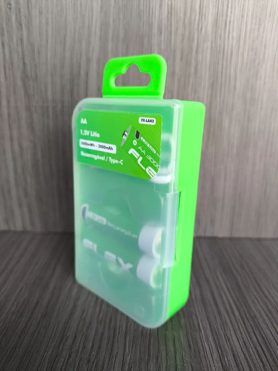 Pilha AA Recarregável 1.5V com USB-C Carga Rápida Direta - Foto 2
