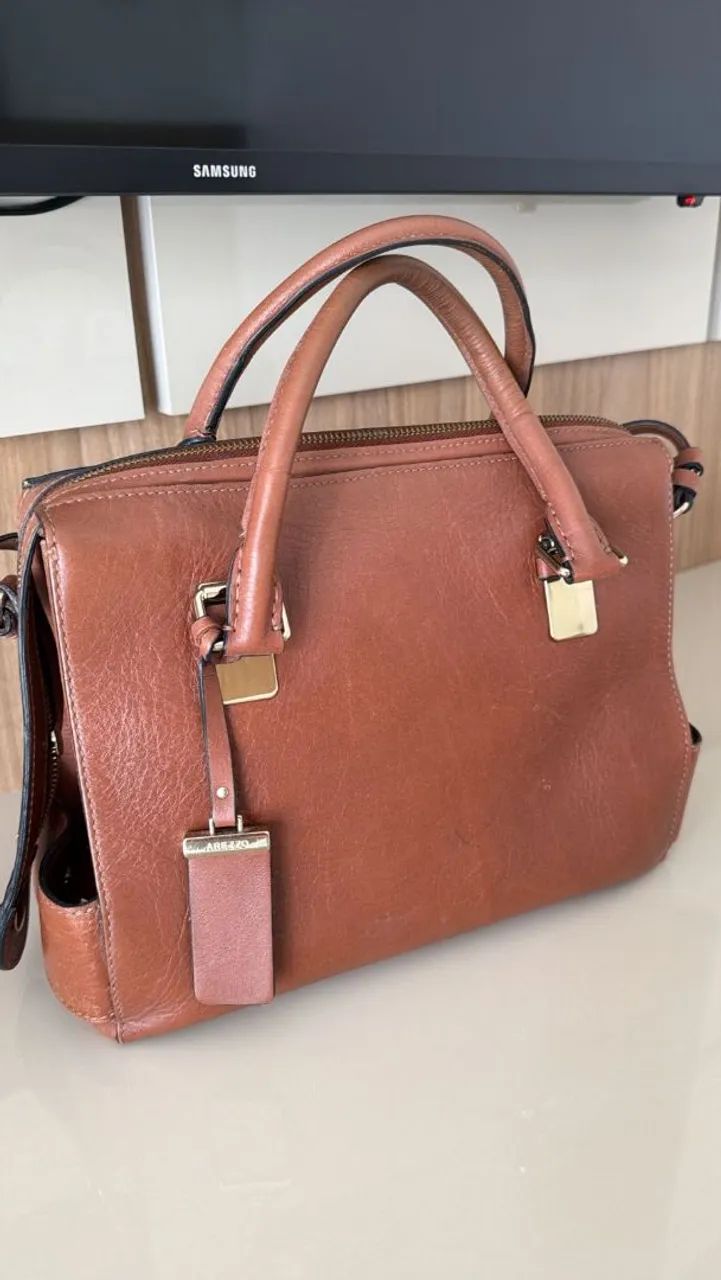 Bolsa de couro  - Foto 3