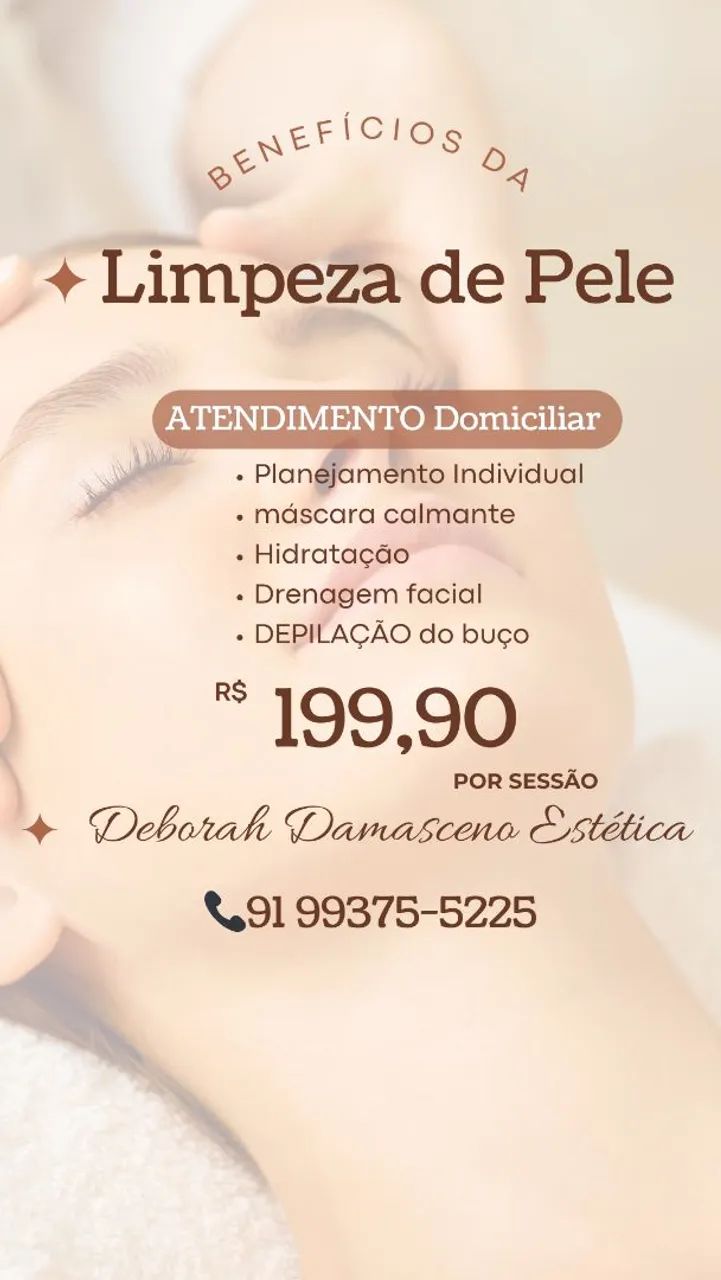 Limpeza de pele Facial