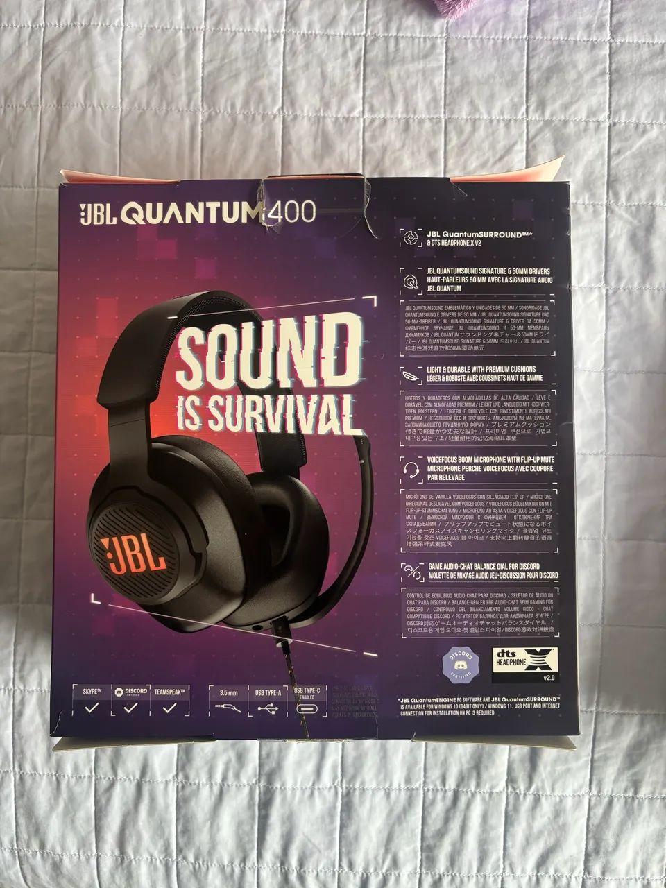 JBL QUANTUM 400 Headset - Foto 4
