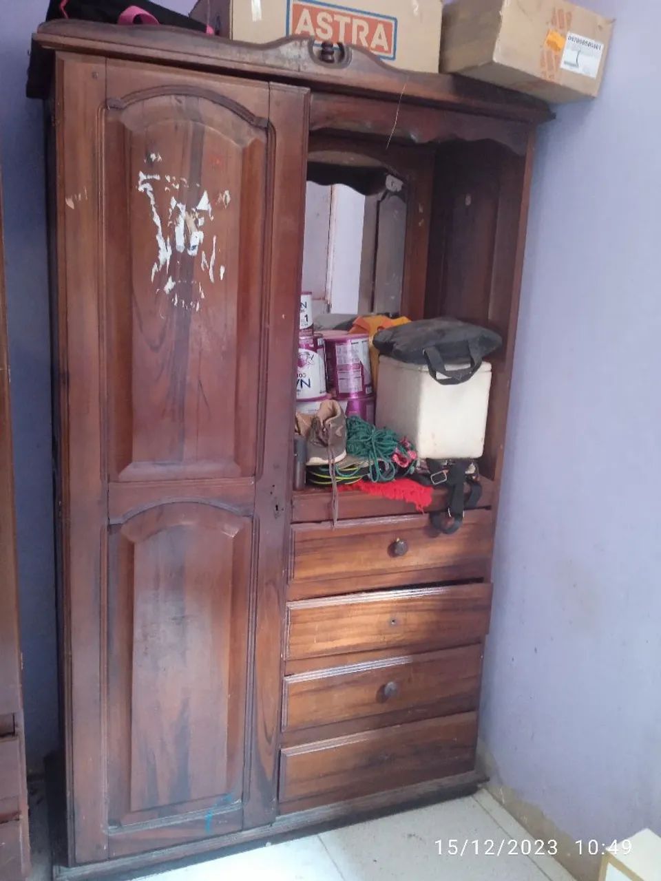 Garda roupa madeira  - Foto 2