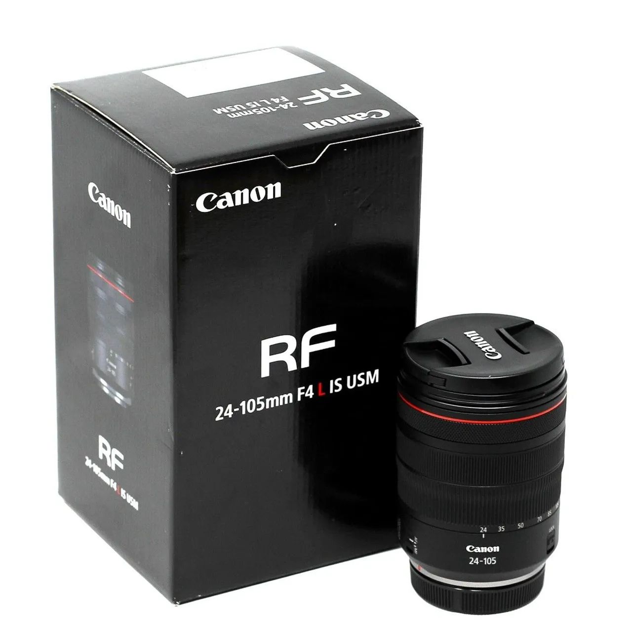 Canon RF 24-105mm F4 L IS USM na caixa - Câmeras e Filmadoras