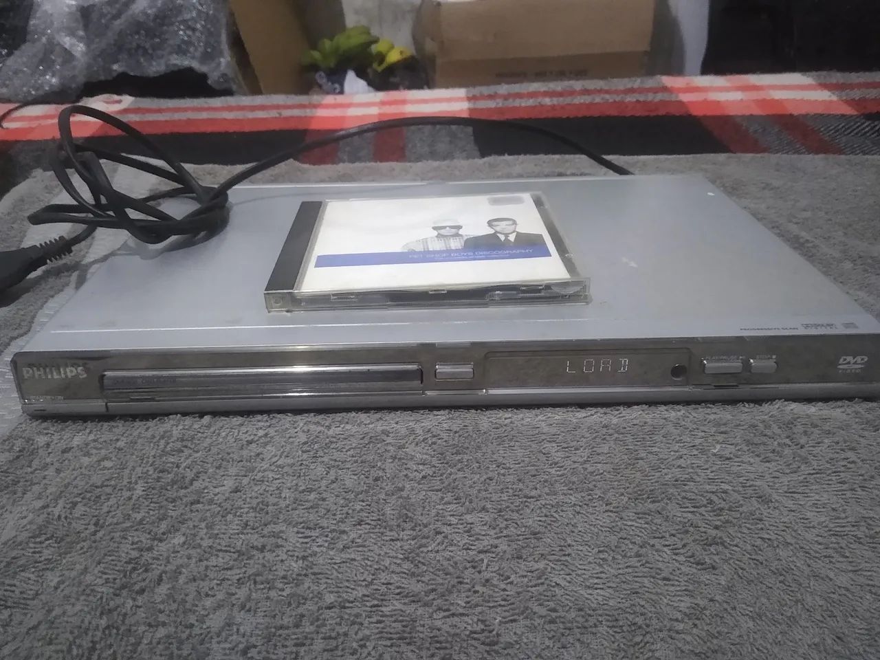 DVD Player Philips, modelo DVP3020/78,  com controle  - Foto 5