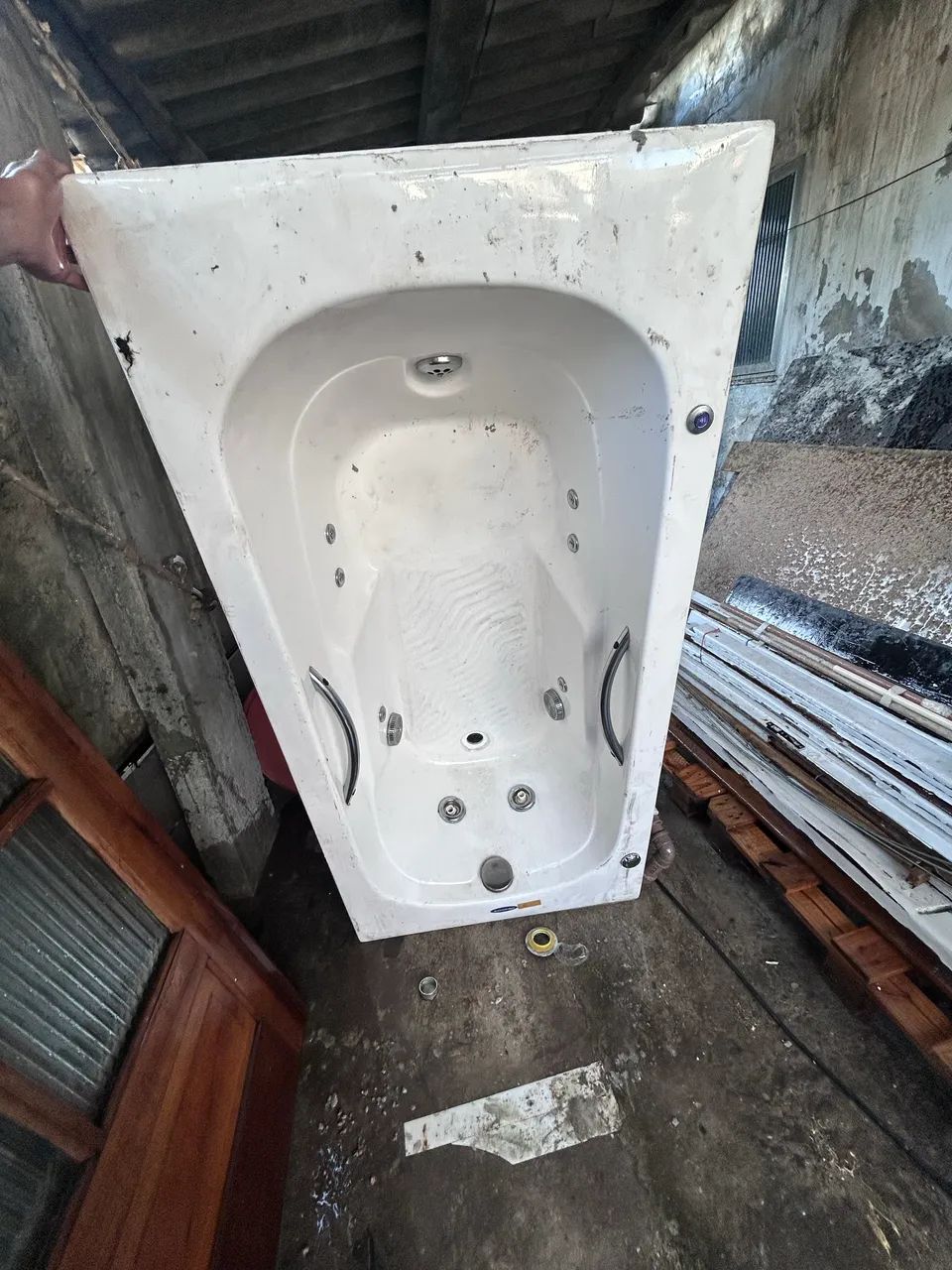 Banheira com bomba