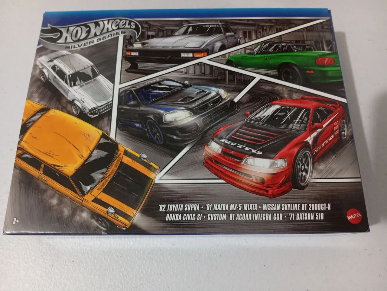 Hot Wheels Silver Séries Pack carros japoneses - Foto 2