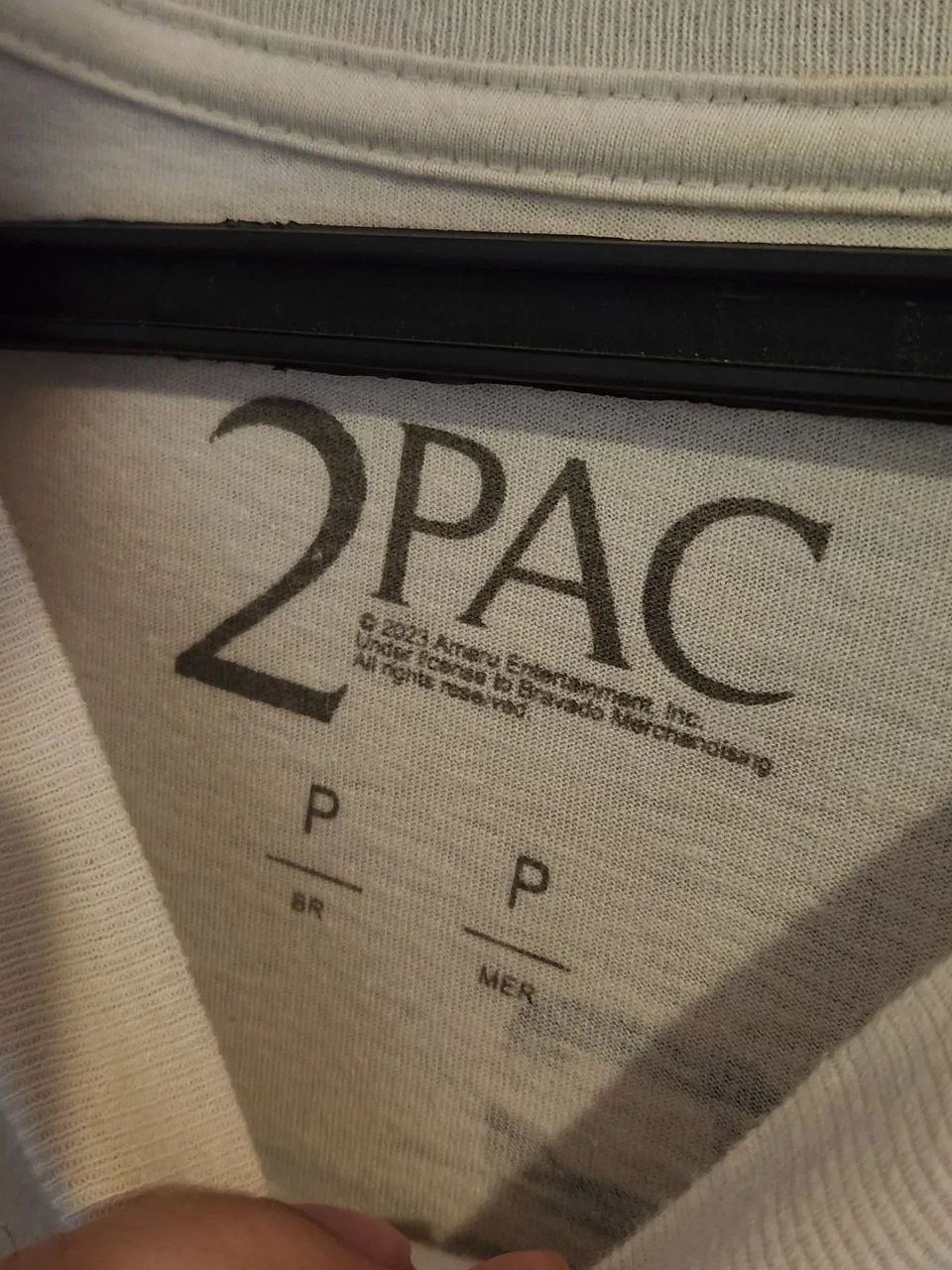 Camiseta oversized 2pac hiphop tamanho p - Foto 4