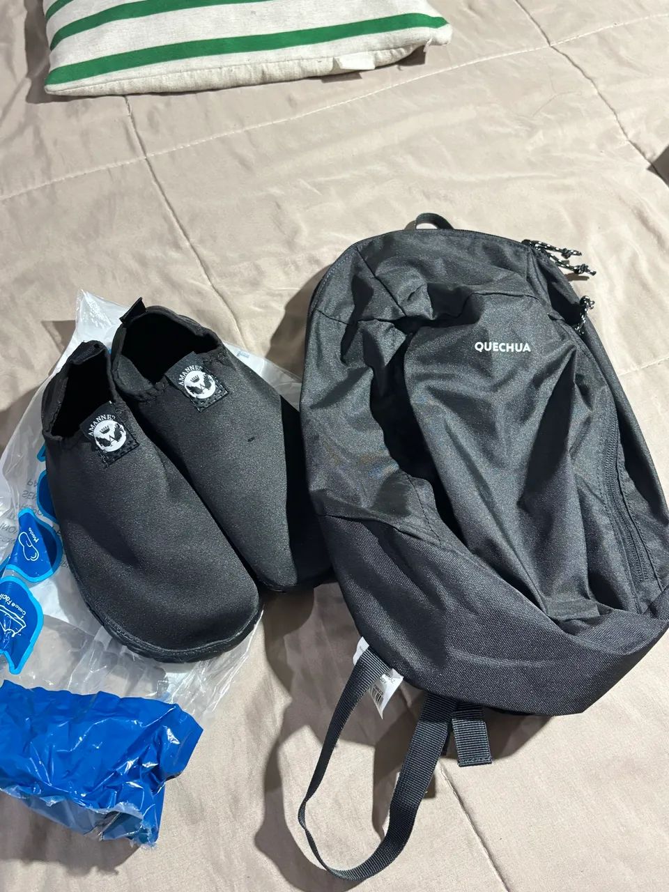 Sapatilha aquática + mochila - Foto 5