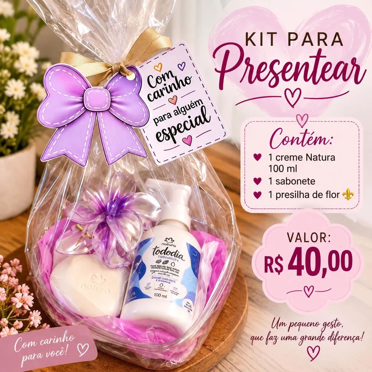 Kit para presentear natura  - Foto 4