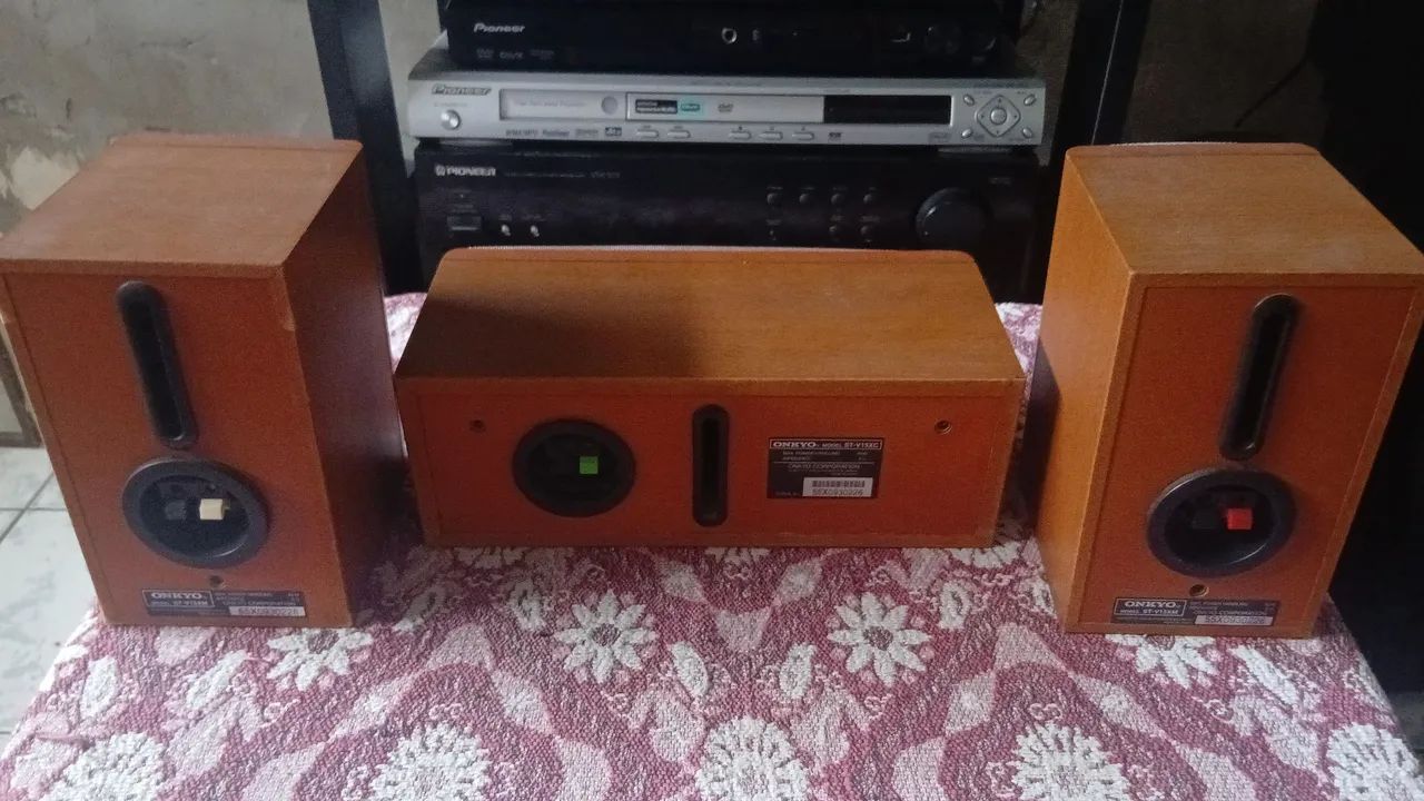 Trio de Caixas Onkyo Funcionando. - Foto 4