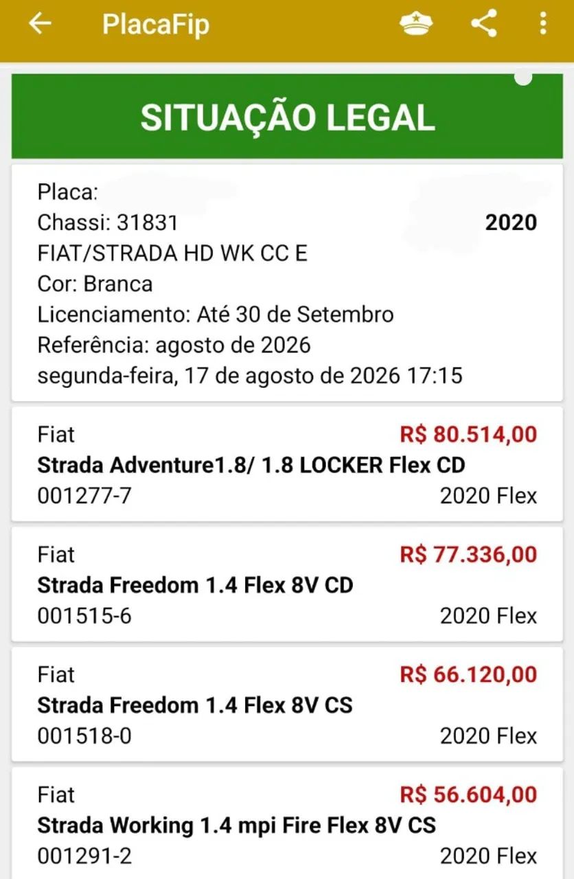 Fiat Strada Working Hard 1.4 Fire Flex 8V CS 2020 - Foto 5