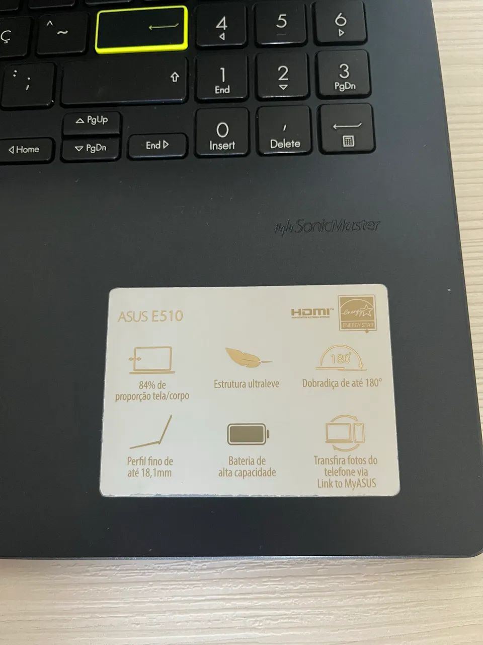 Notebook ASUS E510 